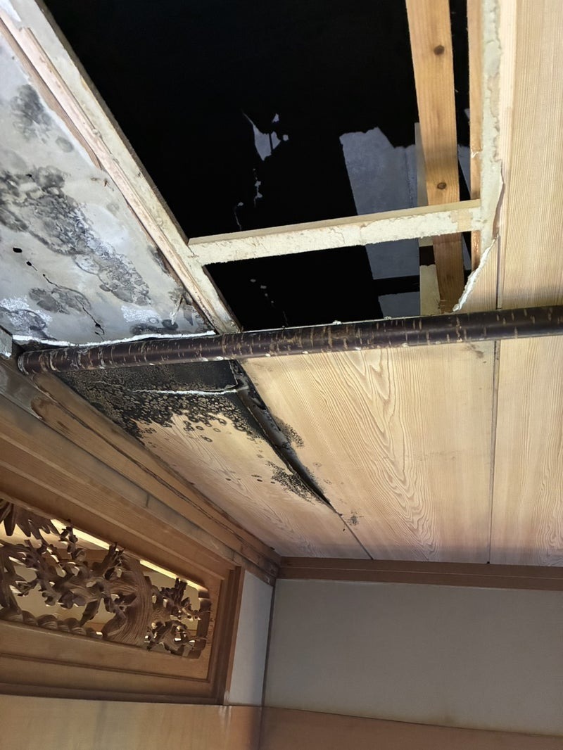【内装リフォーム】老朽化で剥がれた天井を修理(静岡県浜松市)