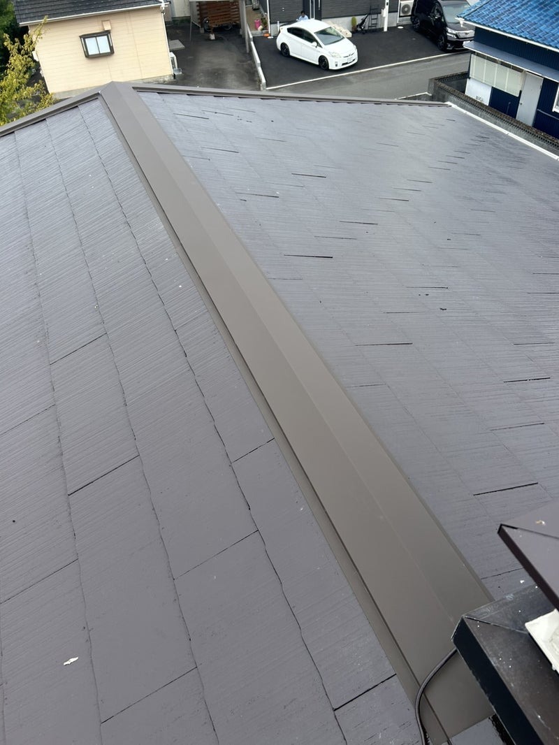 【屋根補修】棟板金の交換工事は腐食した下地が原因！（静岡市焼津市）